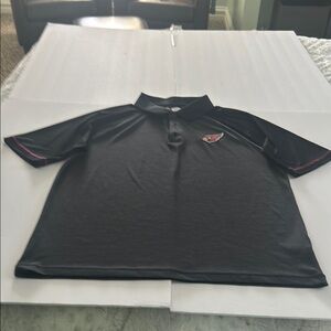 Black Polo Shirt with Logo Cardinals